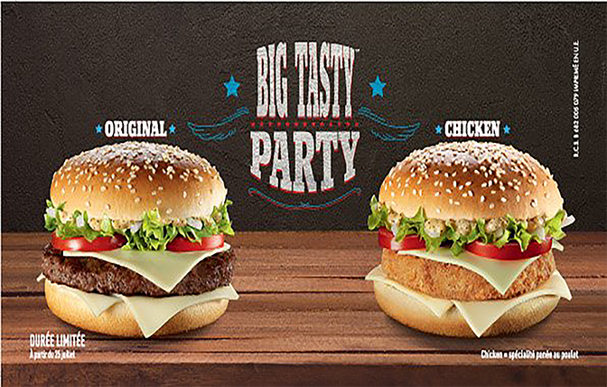 illustration de l'actualité : RETOUR BIGTASTY COUPOLE DES HALLES MCDO